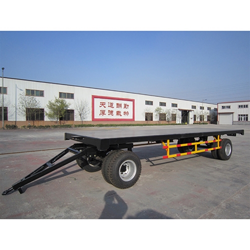10噸雙軸八輪平板拖車(chē)